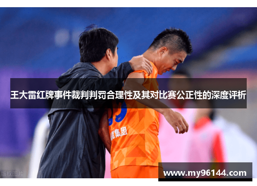 王大雷红牌事件裁判判罚合理性及其对比赛公正性的深度评析 王大雷红牌事件裁判判罚合理性及其对比赛公正性的深度评析